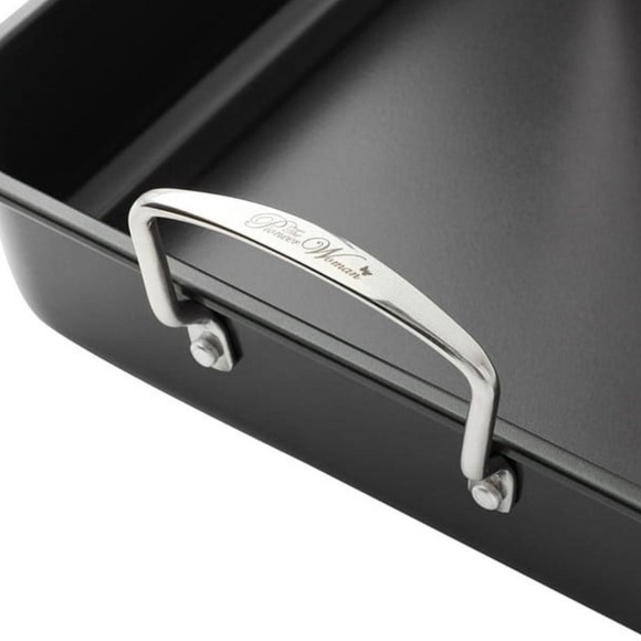 The Pioneer Woman Black non-stick Roasting Pan - Picture 3 of 5